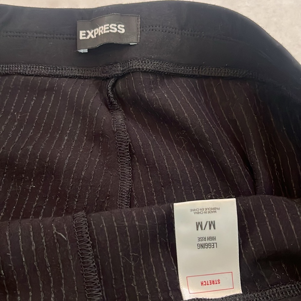 Express Sequence Leggings Size Medium - image 3